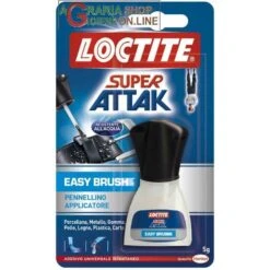 Loctite ADESIVO ATTAK EASY BRUSH APPLICATORE CON PENNELLINO GR.5