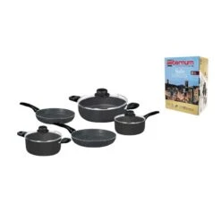 AETERNUM SET 8 PEZZI BATTERIA DA CUCINA RUSTICA