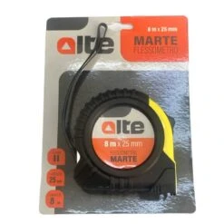 ALTE FLESSOMETRO MARTE CASSA IN ABS E GOMMA MT. 8x25MM.