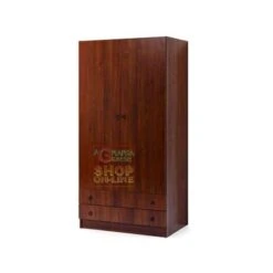 ARMADIO CON 2 ANTE E 2 CASSETTI CM. 90X60X180H