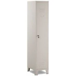 ARMADIO SPOGLIATOIO A 1 POSTO IN KIT CON SERRATURA Cm. 36x50x180h.