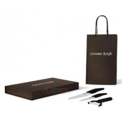 ARTUS SET 3 PEZZI COLELLI DA CUCINA CON LAMA IN CERAMICA CONFEZIONE REGALO