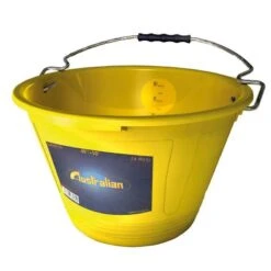 AUSTRALIAN SUPER SECCHIO MURATORE GIALLO DIAM. 36 MANICO DIAM. 7