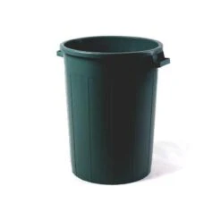 BIDONE NERO SENZA COPERCHIO LT.120