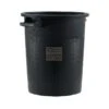 BIDONE NERO SOVRAPPONIBILE SENZA COPERCHIO LT. 35 ICS