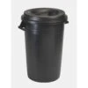 BIDONE NETTEZZA URBANA SENZA COPERCHIO Lt 70 NERO -Vendite Agrariagioiese bidone nettezza urbana senza coperchio lt 70 nero