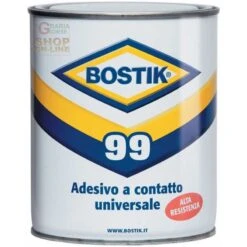 BOSTIK 99 ADESIVO PER LAMINATI PLASTICI DA ML. 850 NETTO (LORDO KG. 1)