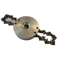 BROGIO TESTINA IN ALLUMINIO PER DECESPUGLIATORE A 2 CATENE MOTOSEGA CORTA