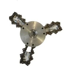BROGIO TESTINA IN ALLUMINIO PER DECESPUGLIATORE A 3 CATENE MOTOSEGA CORTA