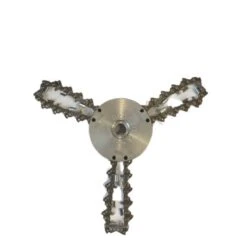 BROGIO TESTINA IN ALLUMINIO PER DECESPUGLIATORE A 3 CATENE MOTOSEGA LUNGA