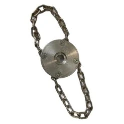 BROGIO TESTINA IN ALLUMINIO PER DECESPUGLIATORE CON 2 CATENE COLLEGATE