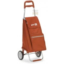 CARRELLO PORTASPESA GIMI MODELLO ARGO ROSSO CM. 37 X 33 X 95,5