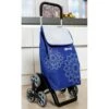 CARRELLO PORTASPESA SALISCALE GIMI TRIS FLORAL BLU CON 6 RUOTE -Vendite Agrariagioiese carrello portaspesa saliscale gimi tris floral blu con 6 ruote