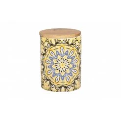 CASA CON TE BARATTOLO MEDIO SOLE GIALLO DIAM. CM.10x13h.