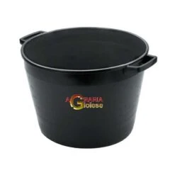 CASSA TONDA PER MURATORE MACERIE MISCELAZIONE LT. 40 NERA
