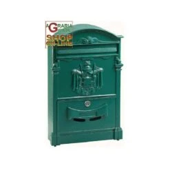 CASSETTA DELLA POSTA IN ALLUMINIO MOD. REGIA COLORE VERDE SCURO