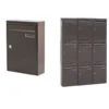 CASSETTA POSTALE ACCIAIO CASELLARIO MARRONE Mm. 270 X 100 X 380h -Vendite Agrariagioiese cassetta postale acciaio casellario marrone mm 270 x 100 x 380h