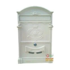 CASSETTA POSTALE ROYAL BIANCA IN ALLUMINO MODELLO RESIDENZIALE