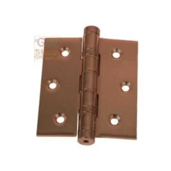 CERNIERA IN FERRO CON CUSCINETTI A SFERA BRONZATA MM. 90 X 75