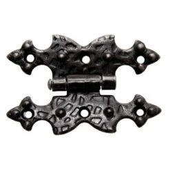 CERNIERE IN FERRO BATTUTO ART.313/C NERO SFUMMATO MM. 70x45 PZ. 2 -Vendite Agrariagioiese cerniere in ferro battuto art313 c nero sfummato mm 70x45 pz 2 1