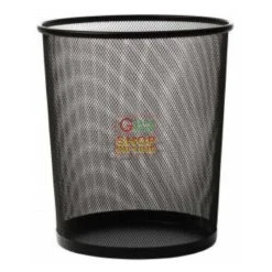 CESTINO GETTACARTE COLORE NERO PER UFFICIO CM. 27X30 H
