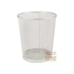 CESTINO GETTACARTE SILVER 27x30H SILVER PER UFFICIO
