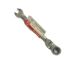 CHIAVE COMBINATA A CRICCHETTO TESTA SNODABILE PIEGHEVOLE MM. 9