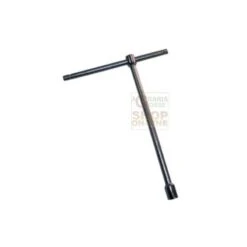 CHIAVE FISSA A T CON ESECUZUINE CROMATA E SPINA SFILABILE MM. 8