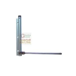 CHIUDIPORTA A MOLLA ALLUMINIO VERNICIATO ARGENTO