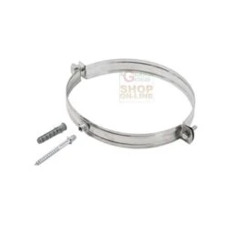COLLARE INOX CON TASSELLO PER TUBO STUFA CM. 10