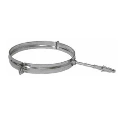 COLLARE PER TUBO CANNA FUMARIA ACCIAIO INOX DIAM. MM. 150