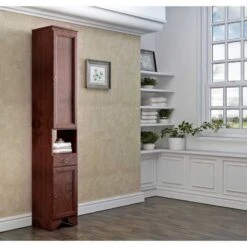 COLONNA DORIA 756 CON 2 ANTE E 1 CASSETTO Cm.196h.VETRO