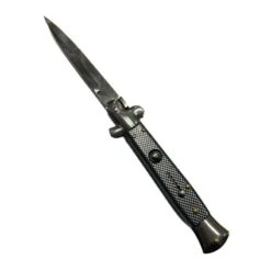 COLTELLO A SCATTO LAMA INOX CON MANICO IN ABS CM. 24