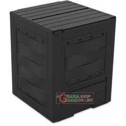 COMPOSTIERA COMPOSTER CONTENITORE PER COMPOSTAGGIO IN RESINA Lt.260 -Vendite Agrariagioiese compostiera composter contenitore per compostaggio in resina lt260 1