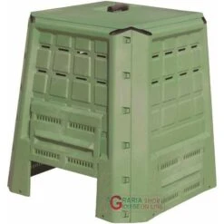 COMPOSTIERA COMPOSTER CONTENITORE PER COMPOSTAGGIO LT. 370 VERDE CM. 80x80x84h.