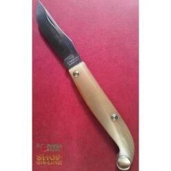 CONAZ COLTELLO FIORENTINO MANICO IN CORNO DI BOVINO Cm. 16