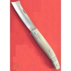 CONAZ COLTELLO RASOLINO MANICO IN CORNO CM. 20