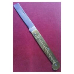 CONAZ COLTELLO SICILIANO PUNTA QUADRA MANICO OTTONE