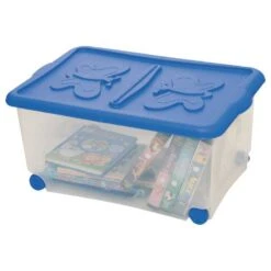 Terry CONTENITORE CON RUOTE E COPERCHIO CM.60X40H28