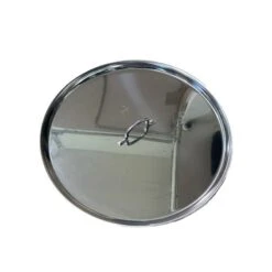 COPERCHIO PER PENTOLONE CALDAIA CON MANICO ACCIAIO INOX LUCIDO CM. 45 -Vendite Agrariagioiese coperchio per pentolone caldaia con manico acciaio inox lucido cm 45 1