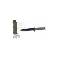 CROSSNAR COLTELLO LAMA FISSA CON FOFERO IN ABS COLORE VERDE CM. 15