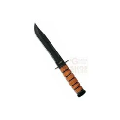 CROSSNAR PUGNALE CON MANICO IN PELLE RINFORZATO LAMA ACCIO 420 CON FODERO IN CORDURA CM. 30 MOD. 10959