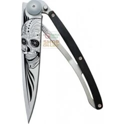 DEEJO TATTOO 37G LATINO SKULL GRANADILLA WOOD CHIUDIBILE LAMA INOX CM. 20,5
