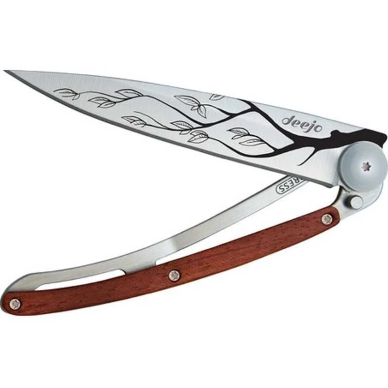 DEEJO WOOD 37G PADAUK TREE COLTELLO CHIUDIBILE LAMA INOX CM. 20,5 2 DEEJO WOOD 37G PADAUK TREE COLTELLO CHIUDIBILE LAMA INOX CM. 20,5 - immagine 2