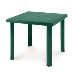 DIMAPLAST TAVOLO IN RESINA FIGARO GARDEN VERDE Cm. 80x80x72h.