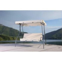 DONDOLO IN ACCIAIO ROMANTIC A 3 POSTI