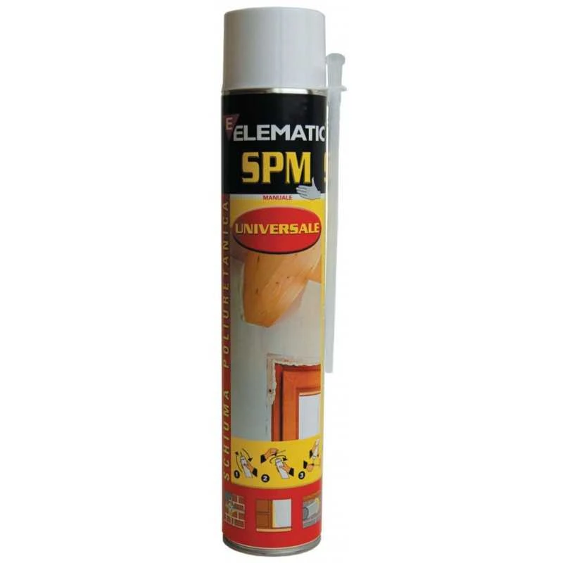ELEMATIC SCHIUMA POLIURETANICA UNIVERS.ML.750 1 ELEMATIC SCHIUMA POLIURETANICA UNIVERS.ML.750