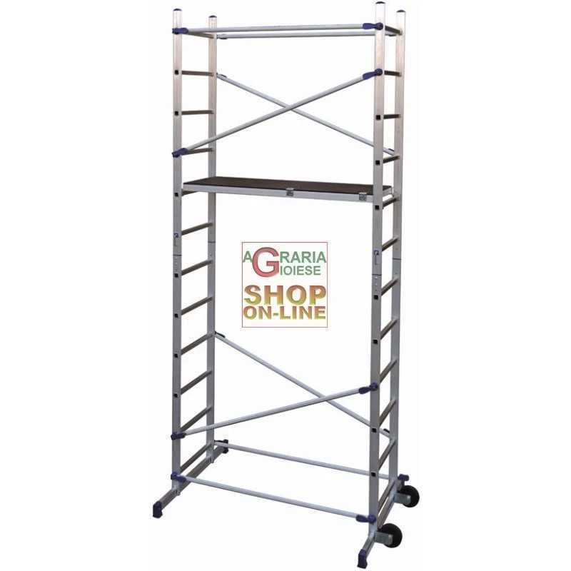 FACAL TRABATTELLO ALLUMINIO PINNA CLIC CM. 365X156X58 2 FACAL TRABATTELLO ALLUMINIO PINNA CLIC CM. 365X156X58 - immagine 2