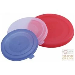 FACKELMANN COPERCHI ERMETICI PER BARATTOLI IN PP, PZ. 3 DIA 7,5 8,5 10 CM. ART. 49469