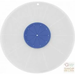 FACKELMANN COPERCHIO PARASPRUZZI CON FORO CENTRALE PER INTRODURRE SBATTITORE PER PANNA ED IMPASTI